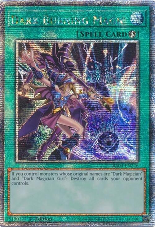 Dark Burning Magic [RA04-EN246] Quarter Century Secret Rare | Mega City Incorporated