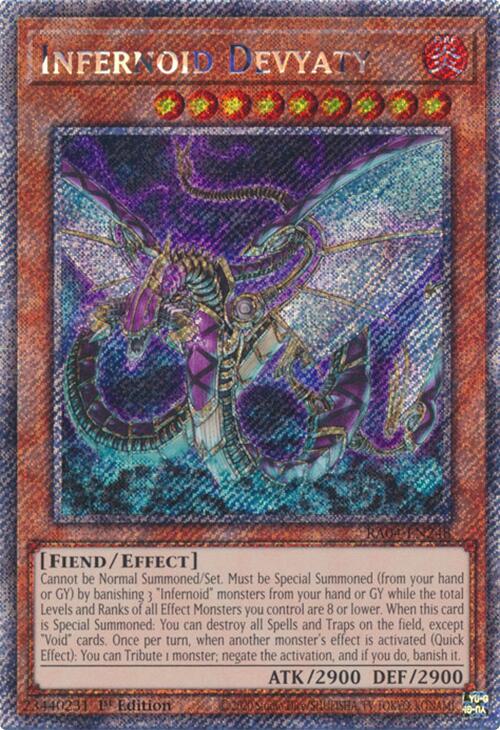 Infernoid Devyaty [RA04-EN248] Platinum Secret Rare | Mega City Incorporated