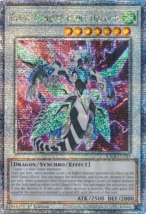 Clear Wing Synchro Dragon [RA04-EN249] Quarter Century Secret Rare | Mega City Incorporated