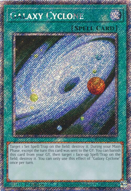Galaxy Cyclone [RA04-EN250] Platinum Secret Rare | Mega City Incorporated