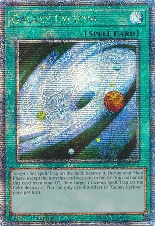 Galaxy Cyclone [RA04-EN250] Quarter Century Secret Rare | Mega City Incorporated