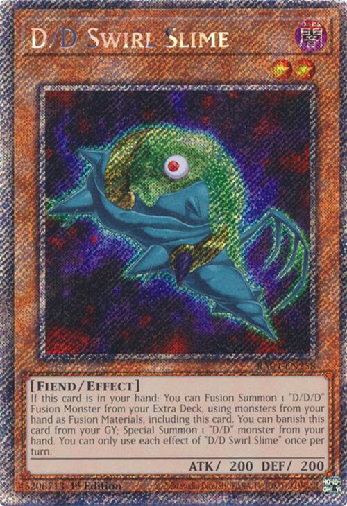 D/D Swirl Slime [RA04-EN258] Platinum Secret Rare | Mega City Incorporated
