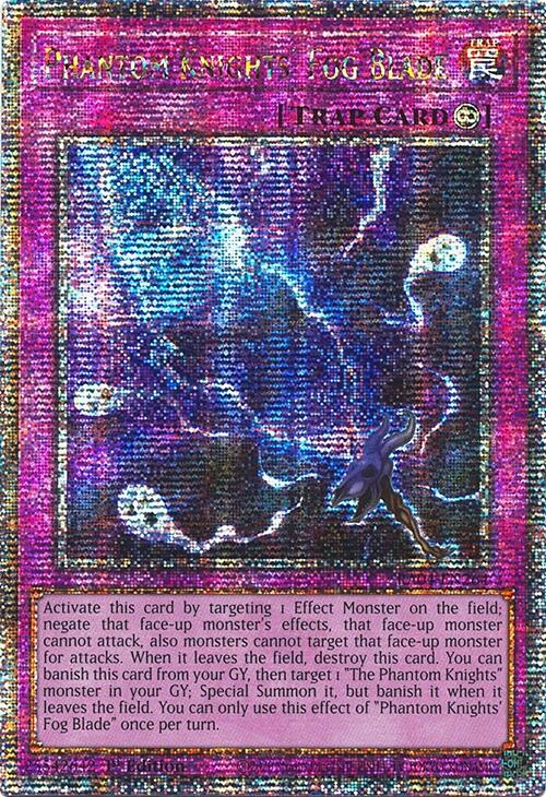 Phantom Knights' Fog Blade [RA04-EN264] Quarter Century Secret Rare | Mega City Incorporated
