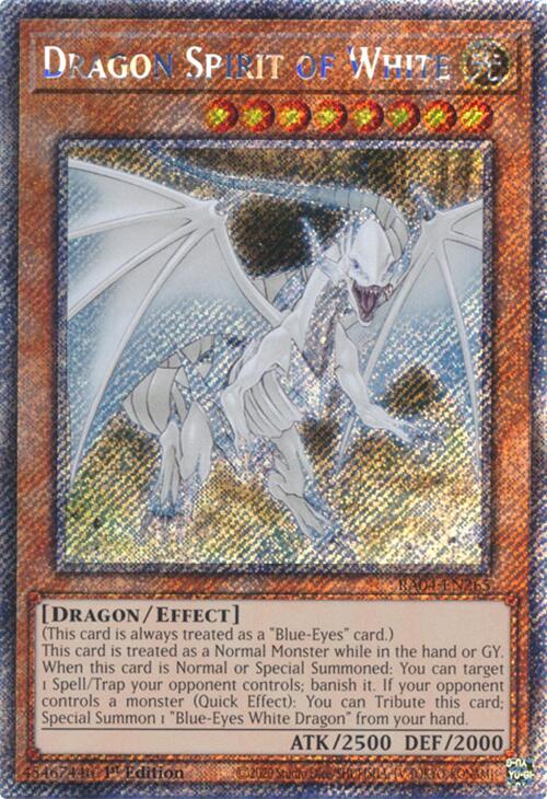Dragon Spirit of White [RA04-EN265] Platinum Secret Rare | Mega City Incorporated