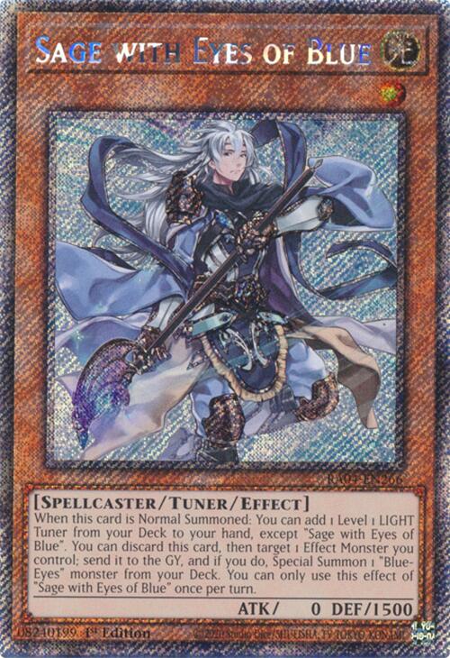 Sage with Eyes of Blue [RA04-EN266] Platinum Secret Rare | Mega City Incorporated