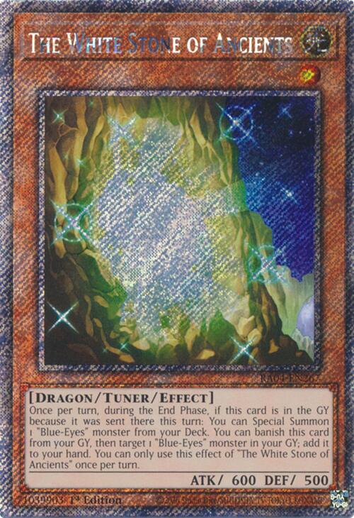 The White Stone of Ancients [RA04-EN267] Platinum Secret Rare | Mega City Incorporated