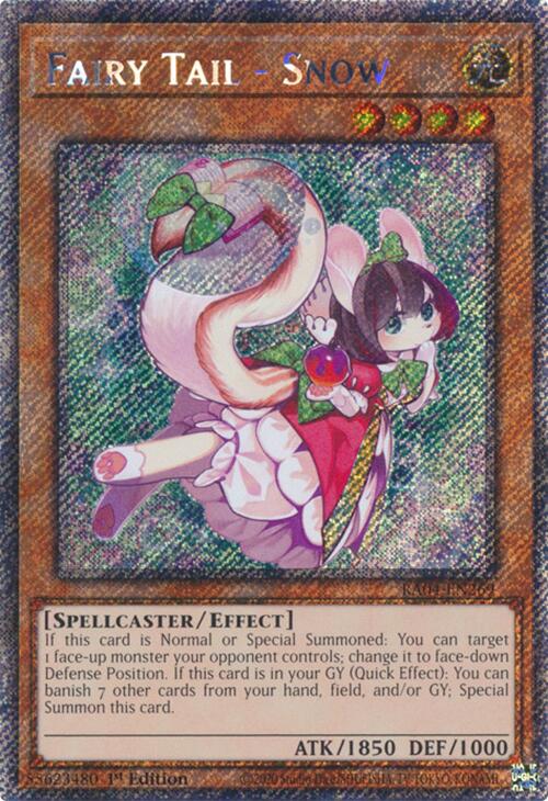 Fairy Tail - Snow [RA04-EN269] Platinum Secret Rare | Mega City Incorporated