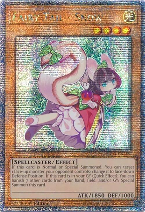 Fairy Tail - Snow [RA04-EN269] Quarter Century Secret Rare | Mega City Incorporated
