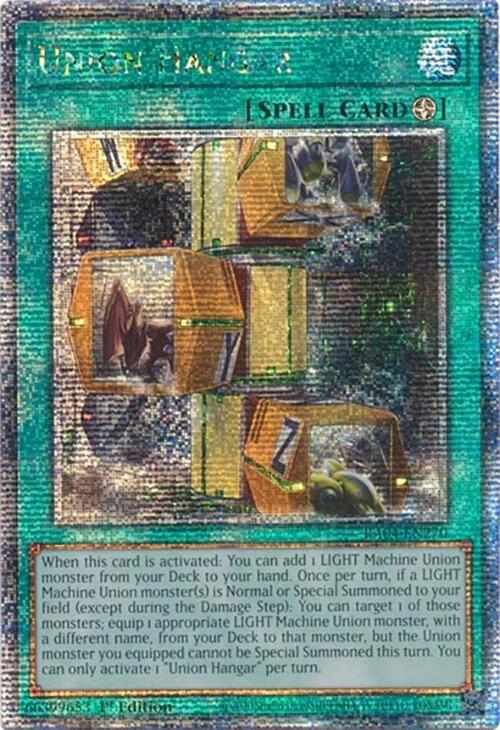 Union Hangar [RA04-EN270] Quarter Century Secret Rare | Mega City Incorporated