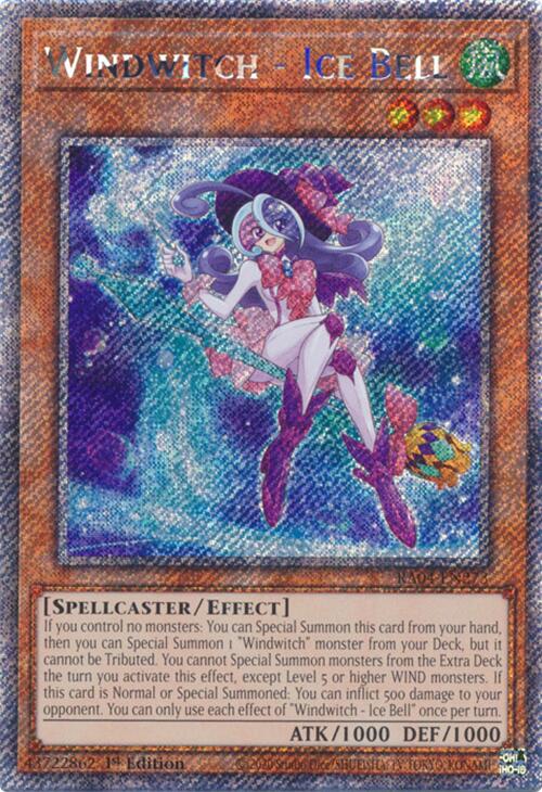 Windwitch - Ice Bell [RA04-EN273] Platinum Secret Rare | Mega City Incorporated