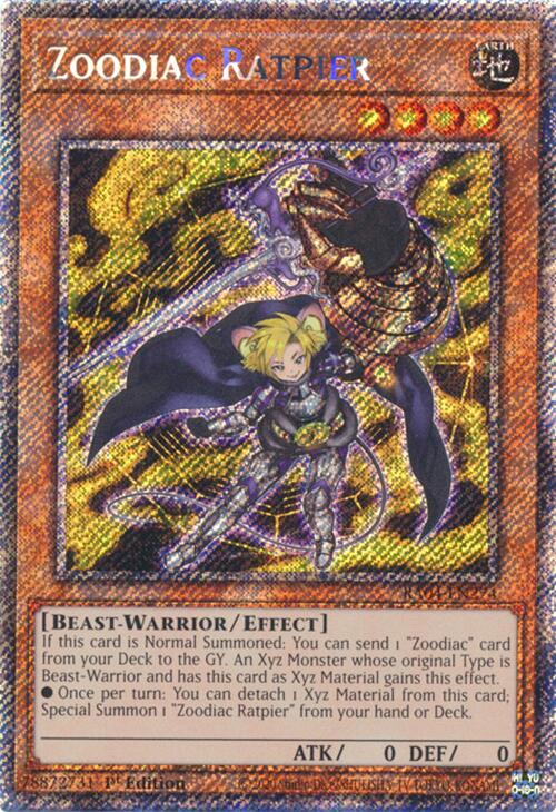 Zoodiac Ratpier [RA04-EN274] Platinum Secret Rare | Mega City Incorporated