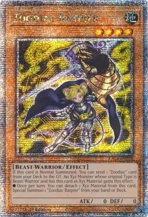 Zoodiac Ratpier [RA04-EN274] Quarter Century Secret Rare | Mega City Incorporated