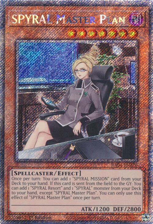 SPYRAL Master Plan [RA04-EN276] Platinum Secret Rare | Mega City Incorporated