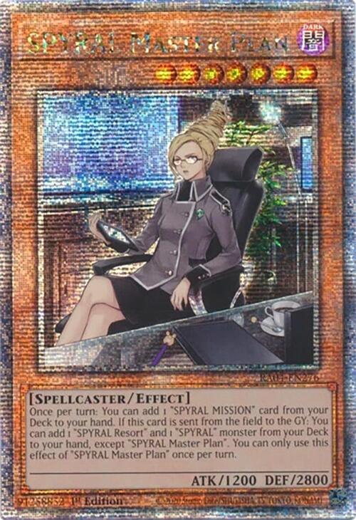 SPYRAL Master Plan [RA04-EN276] Quarter Century Secret Rare | Mega City Incorporated