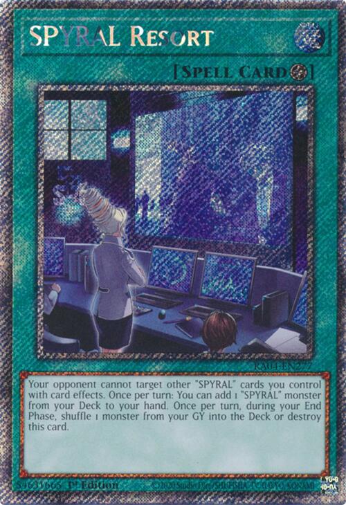SPYRAL Resort [RA04-EN277] Platinum Secret Rare | Mega City Incorporated