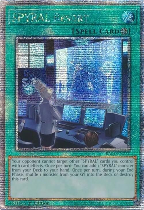 SPYRAL Resort [RA04-EN277] Quarter Century Secret Rare | Mega City Incorporated