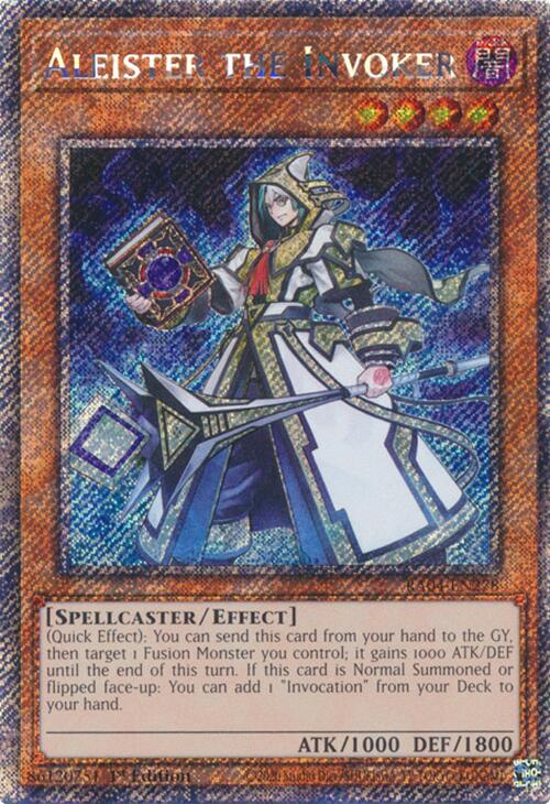 Aleister the Invoker [RA04-EN278] Platinum Secret Rare | Mega City Incorporated