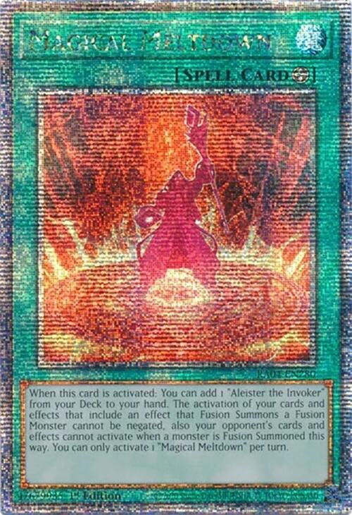 Magical Meltdown [RA04-EN280] Quarter Century Secret Rare | Mega City Incorporated
