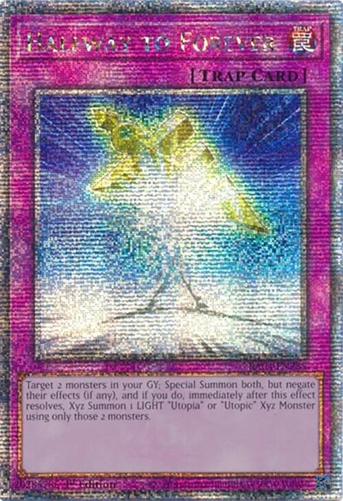 Halfway to Forever [RA04-EN285] Quarter Century Secret Rare | Mega City Incorporated