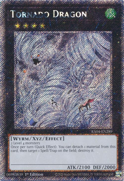 Tornado Dragon [RA04-EN289] Platinum Secret Rare | Mega City Incorporated