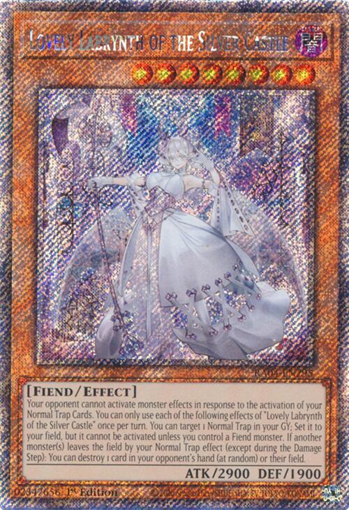 Lovely Labrynth of the Silver Castle [RA04-EN295] Platinum Secret Rare | Mega City Incorporated