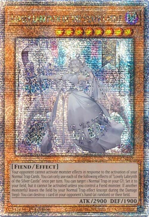Lovely Labrynth of the Silver Castle [RA04-EN295] Quarter Century Secret Rare | Mega City Incorporated