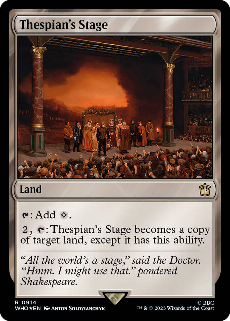 Thespian's Stage (Surge Foil) [Doctor Who] | Mega City Incorporated