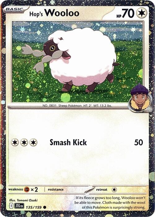 Hop's Wooloo (135/159) (Cosmos Holo) [Scarlet & Violet: Journey Together] | Mega City Incorporated