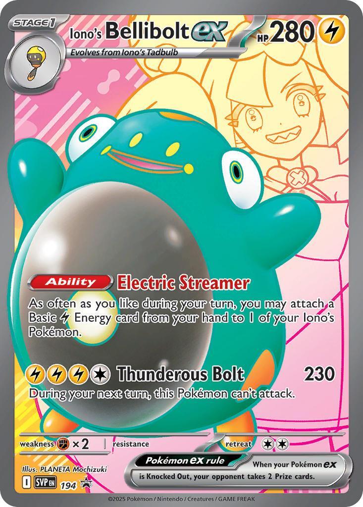 Iono's Bellibolt ex (194) [Scarlet & Violet: Black Star Promos] | Mega City Incorporated