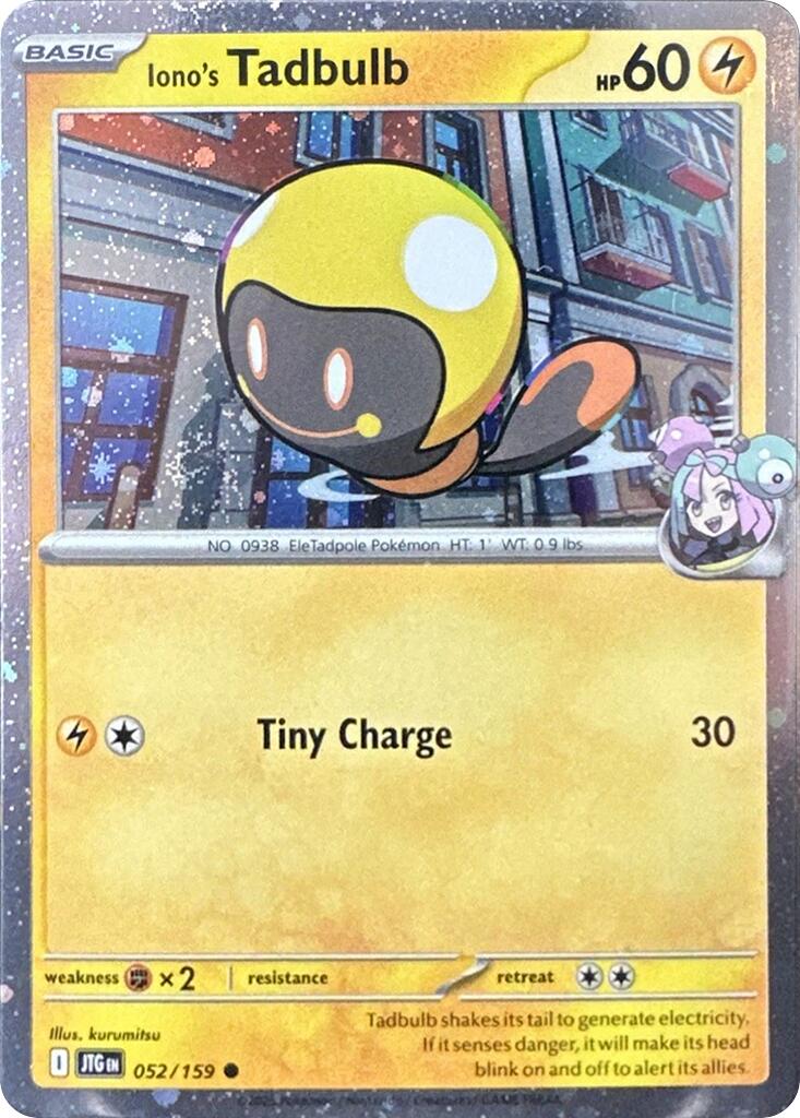 Iono's Tadbulb (052/159) (Cosmos Holo) [Scarlet & Violet: Journey Together] | Mega City Incorporated