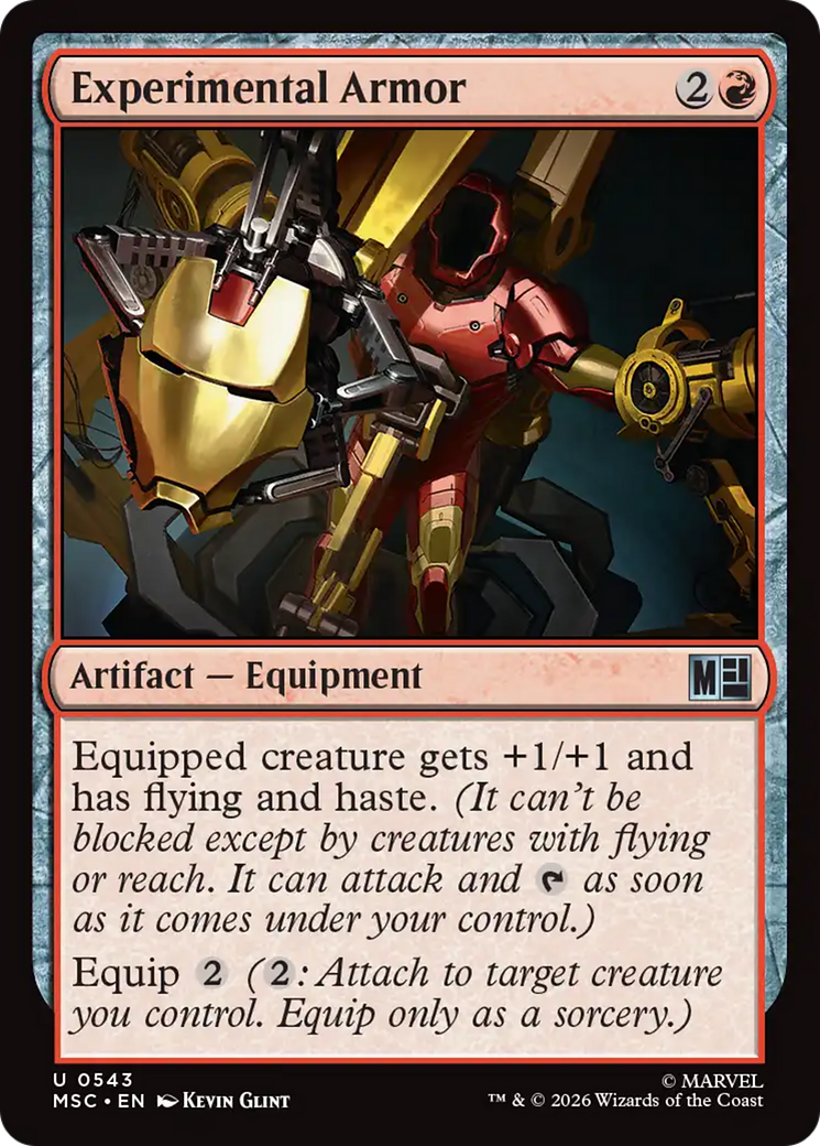Experimental Armor [Marvel Super Heroes Commander] | Mega City Incorporated