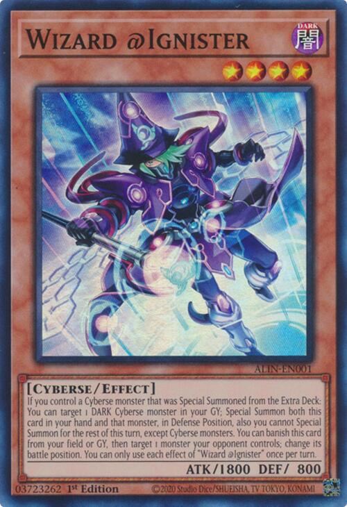 Wizard @Ignister [ALIN-EN001] Super Rare | Mega City Incorporated