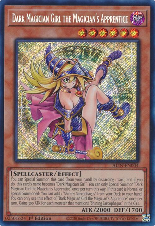 Dark Magician Girl the Magician's Apprentice [ALIN-EN004] Secret Rare | Mega City Incorporated