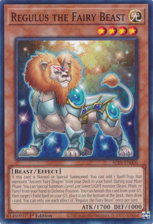 Regulus the Fairy Beast [ALIN-EN006] Common | Mega City Incorporated