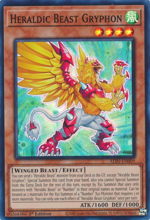 Heraldic Beast Gryphon [ALIN-EN009] Super Rare | Mega City Incorporated