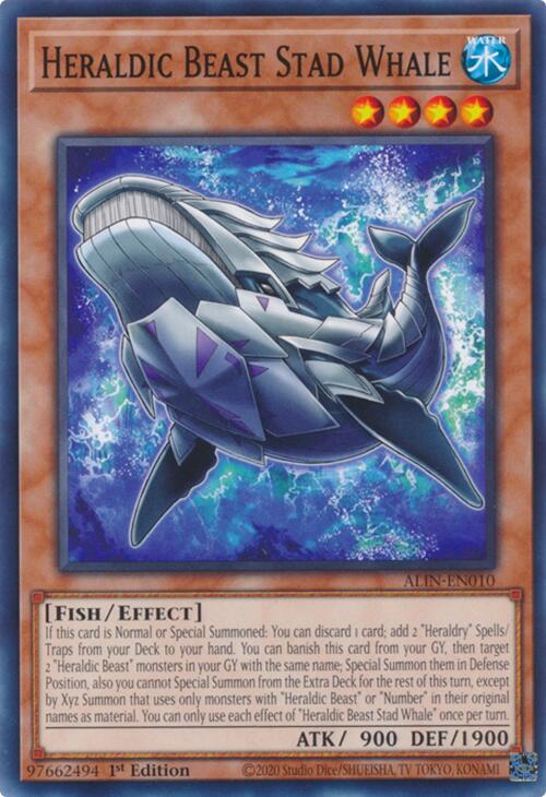 Heraldic Beast Stad Whale [ALIN-EN010] Common | Mega City Incorporated