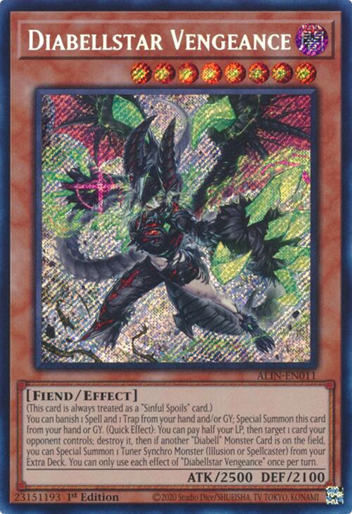 Diabellstar Vengeance [ALIN-EN011] Secret Rare | Mega City Incorporated