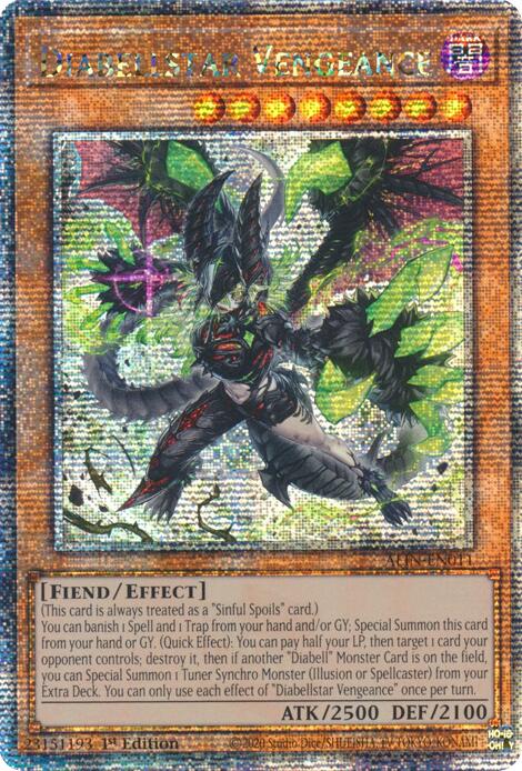 Diabellstar Vengeance [ALIN-EN011] Quarter Century Secret Rare | Mega City Incorporated