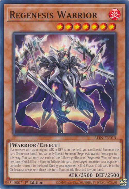 Regenesis Warrior [ALIN-EN013] Common | Mega City Incorporated