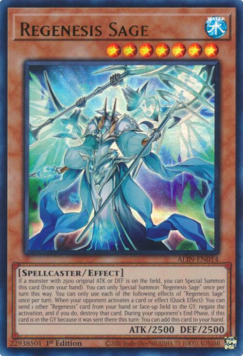Regenesis Sage [ALIN-EN014] Ultra Rare | Mega City Incorporated