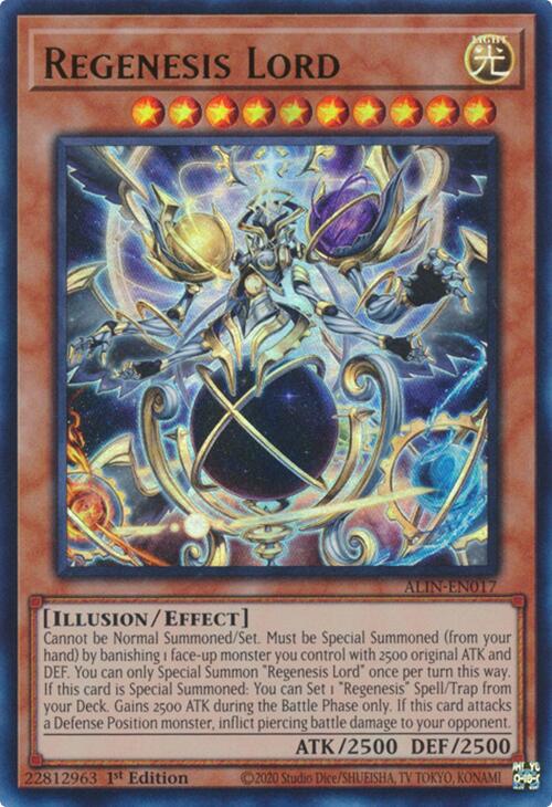 Regenesis Lord [ALIN-EN017] Ultra Rare | Mega City Incorporated