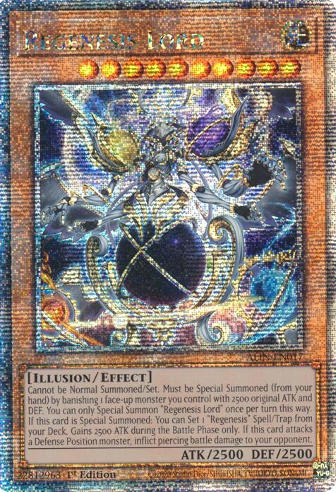 Regenesis Lord [ALIN-EN017] Quarter Century Secret Rare | Mega City Incorporated