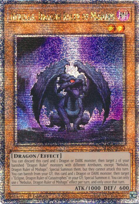 Nebulus, Dragon Ruler of Mishaps [ALIN-EN019] Quarter Century Secret Rare | Mega City Incorporated