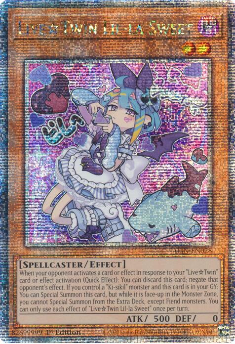 Live Twin Lil-la Sweet [ALIN-EN028] Quarter Century Secret Rare | Mega City Incorporated