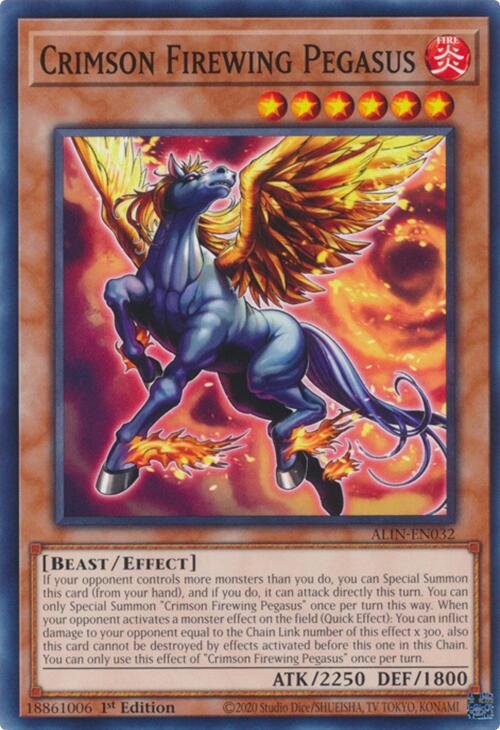 Crimson Firewing Pegasus [ALIN-EN032] Common | Mega City Incorporated