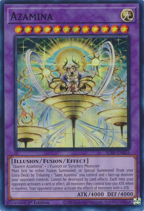 Azamina [ALIN-EN035] Super Rare | Mega City Incorporated