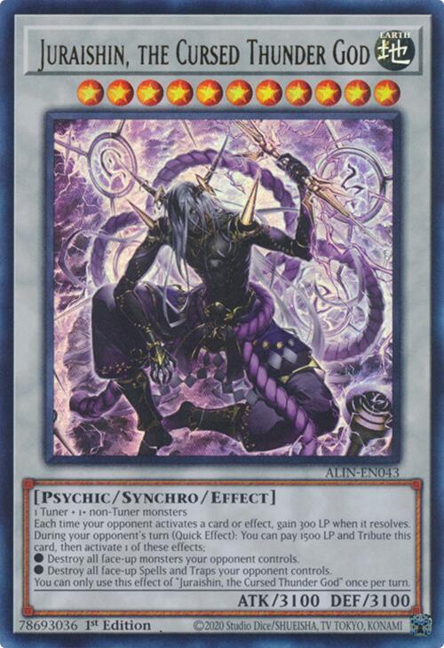 Juraishin, the Cursed Thunder God [ALIN-EN043] Ultra Rare | Mega City Incorporated