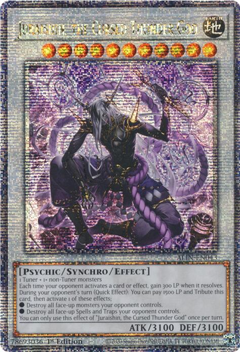 Juraishin, the Cursed Thunder God [ALIN-EN043] Quarter Century Secret Rare | Mega City Incorporated