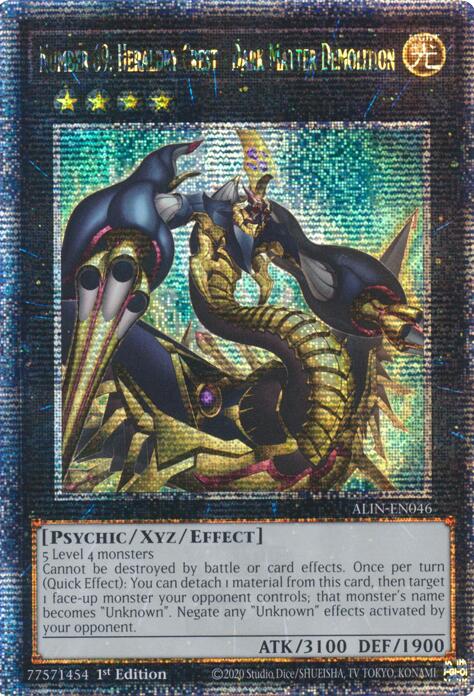 Number 69: Heraldry Crest - Dark Matter Demolition [ALIN-EN046] Quarter Century Secret Rare | Mega City Incorporated