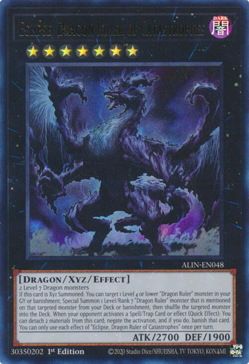 Eclipse, Dragon Ruler of Catastrophes [ALIN-EN048] Ultra Rare | Mega City Incorporated
